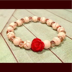 Rose Charm Bracelet
